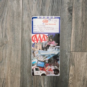 2004 AAA Triptik Knoxville TN to Oxford Mississippi Strip Map - Bild 1 von 6