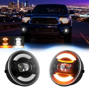 2x LED Fog Light For Toyota Tacoma 05-11 Sequoia 08-15 Tundra 07-13 Solara 04-06 - Imagen 1 de 13