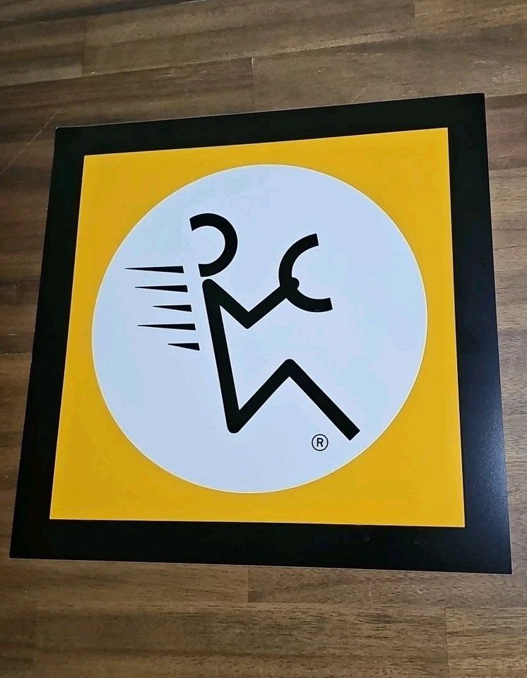 Pegatina ventana doble cara vintage Fahrvergnugen Volkswagen versión amarilla 15" Foto 1 de 1