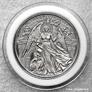 URIEL - Erzengel Sammlung - 1oz .999 Antik Silber rund (39mm) - Bild 1 von 2