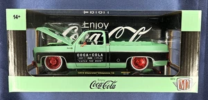 M2 Machines CHASE 1/24 Squarebody Chevrolet Cheyenne 10 Green/Black Coca-Cola - Picture 1 of 8