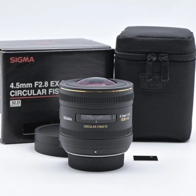 SIGMA 4.5mm F2.8 EX DC CIRCULAR FISHEYE HSM for Nikon [Top Mint] #11521Y - Image 1 of 4