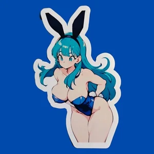 Anime Waifu Bulma Dragon Ball Z NSFW Vinyl Sticker Lewd Ecchi Decal 6" 5" 4" - Foto 1 di 4