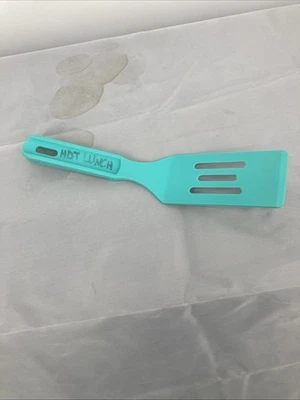 Pampered Chef Mini Nylon Serving Spatula Aqua Teal Kitchen Baking Utensil 1406 - Image 1 of 4