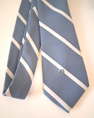 Vintage Pierre Cardin Men's Tie Necktie Light Blue & White Stripe Liberty House - Image 1 of 4
