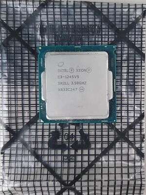 Procesador Intel Xeon E3-1245 v5 SR2LL 3,5 GHz cuatro núcleos 1 MB 8 MB Socket 1151 80 W Foto 1 de 2