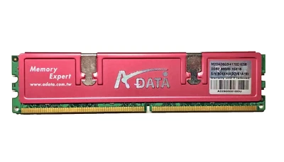 ADATA AD2800001GOU 240 pin ADQVE1A16 1GB DDR2 800 1Gx16 RAM Desktop Memory DIMM - Image 1 of 2