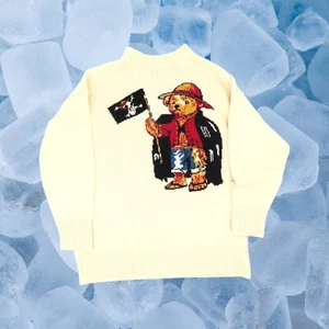 Caedes Polo Ralph Lauren One Piece " Pirate Bear " Sweater - Picture 1 of 7