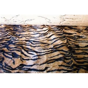 BENGAL TIGER VELBOA FAUX FUR FABRIC BY THE YARD 4 COLORS AVAILABLE - Picture 1 of 7