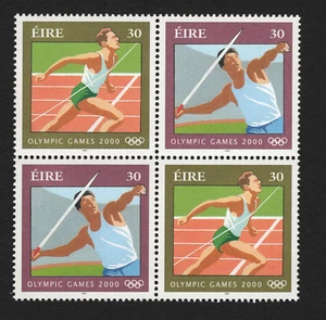 OPC 2000 Irlanda Bloque Olímpico Sc#1238-9 montado sin montar o nunca montado - Imagen 1 de 1
