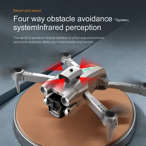 2025 Drone W/ HD Camera 4K Tirple RC Drone WIFI FPV Foldable Quadcopter Battery - Picture 1 of 12