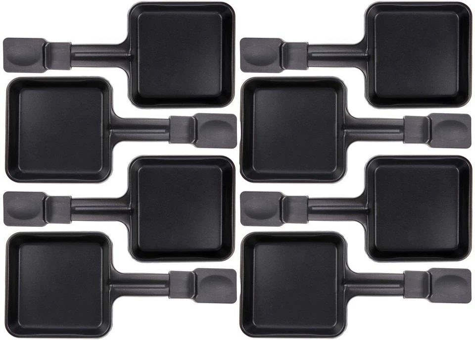 8x raclette pans 23178, 10x10cm for Severin rg2341, rg2343, rg9474 raclette - Image 1 of 1