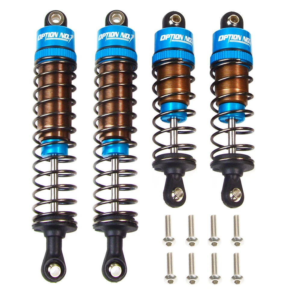 Aluminium Oil Front/Rear Damper Shocks Absorber Für Tamiya DT-03/DT-02/TT-02B - Bild 1 von 4