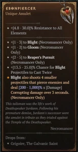 DIABLO 4🔥NUEVA TEMPORADA🔥Artículos únicos Ebonpiercer - Imagen 1 de 1