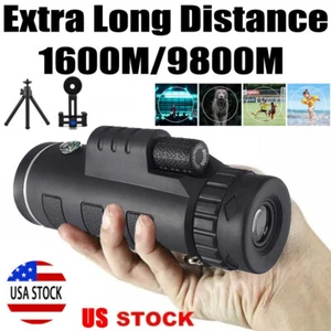 Day/Night Vision Monoculars Telescope Starscope BAK4 80x100 HD Zoom Monoculars - Picture 1 of 15