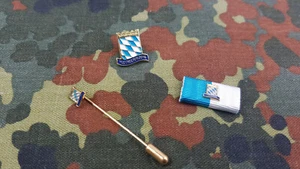 Set Fluthelfer Bayern 2016 Abzeichen Nadel Bandspange Flut Hochwasser - Bild 1 von 4