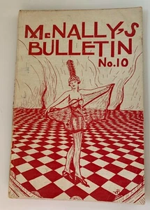 McNally's Bulletin No. 10 Vaudeville Burlesque Blackface Minstrelsy 1924  - Imagen 1 de 10