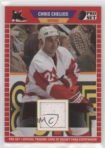 2021-22 Leaf Pro Set Blaster Memorabilia Red Chris Chelios #PSM-15 HOF