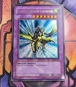 ✨Gaia il Campione Drago Ultra Errore di Stampa LOB-125 Carta Yugioh Inglese - Foto 1 di 10
