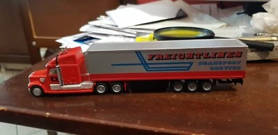 SIKU 1/87 1806 TIR FREIGHTLINES ROSSO TRANSPORT SERVICE VERY GOOD - Immagine 1 di 4