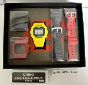 IN HAND! New Casio G-Shock DWE-5600R-9JR Multicolor with 3 Color Case & Strap JP - Picture 1 of 13