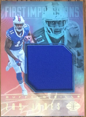 2017 Panini Illusions First Impressions Memorabilia Zay Jones FI-ZJ - Image 1 of 2