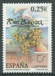 España 2002 Viticultura Rías Baixas Viña 3757 MNH. - Imagen 1 de 1