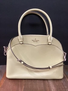 Kate Spade medium Dome Satchel Saffiano lime Leather Shoulder bag crossbody - Picture 1 of 13