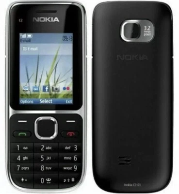 New Condition Nokia C2-01 - Black  (Unlocked) Mobile Phone 1 year warranty - Image 1 of 4