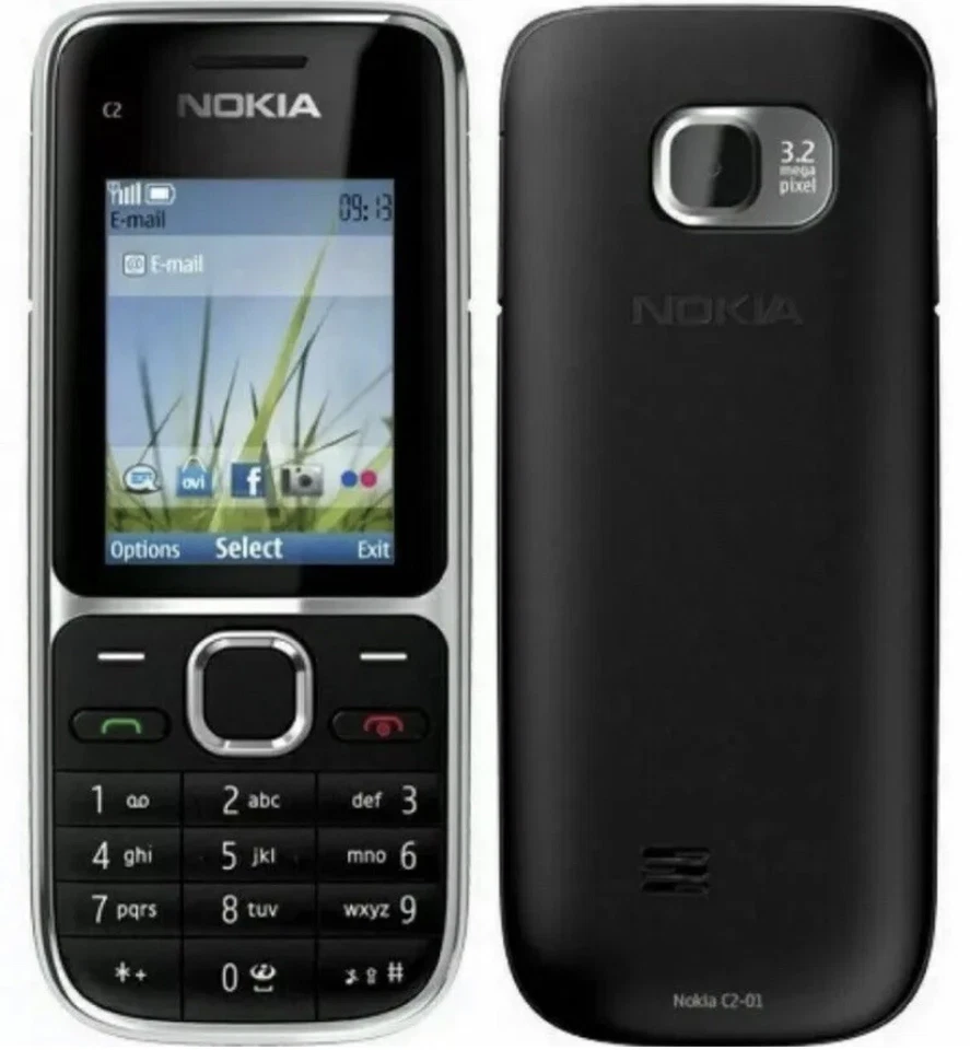New Condition Nokia C2-01 - Black  (Unlocked) Mobile Phone 1 year warranty - Image 1 of 4