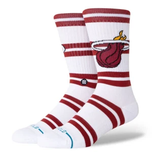 Miami Heat Prep NBA Stance Sox Large Mens Size 9-13 - Picture 1 of 3