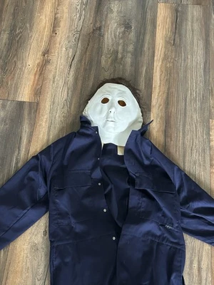 Michael Myers Halloween Kostüm Overall + Latexmaske - Bild 1 von 4
