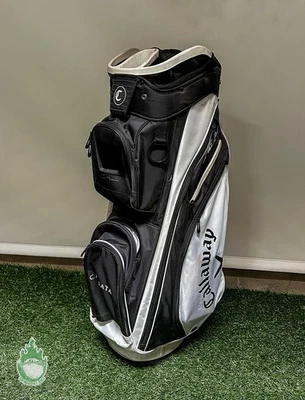 Used Callaway ORG 14 Way Golf Cart Carry Bag White/Black Cascata Golf Club - Image 1 of 4