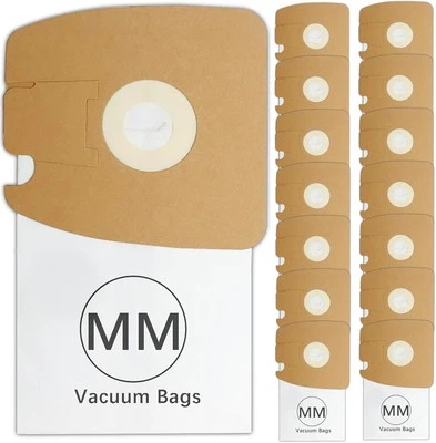 BLUEARKS 14 pack 3670 & 3680 MM Micro Filtration Vacuum Bags for Eureka Style MM...