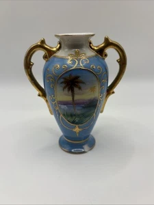 Kusumoto China (Made in Occupied Japan) Hand Painted Mini Vase - Picture 1 of 6