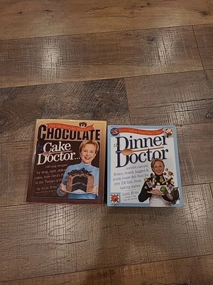 Anne Byrn Paperback Cookbook Lot of 2 Chocolate Cake Mix Dinner Doctor Recipes Foto 1 de 4