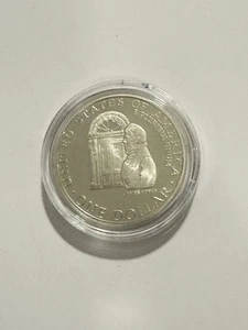1992-W White House $1 Proof 90% Silver Dollar US coin in capsule - Picture 1 of 3