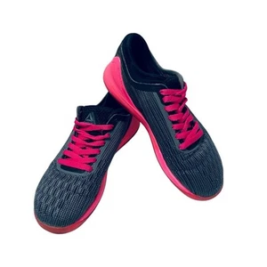 Reebok Crossfit Women's Gray Raspberry Athletic Shoes CN 10-45 Size 7.5 - Picture 1 of 7