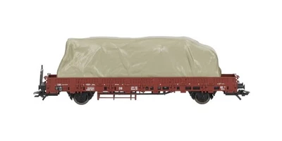Märklin 46974 H0 - Wagon à ranchers avec chargement couvert type Kbs 443 DB - Photo 1/3