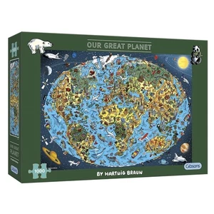 Gibsons 1000 Piece Jigsaw Puzzle - Our Great Planet - Picture 1 of 2