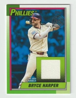 BRYCE HARPER 2025 TOPPS UPDATE JERSEY RELIC /150 + 2025 UPDATE SILVER PACK MOJO - Image 1 of 4