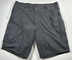 Kuhl shorts men's size 38 charcoal grey Renegade cargo zipper pockets - Picture 1 of 7