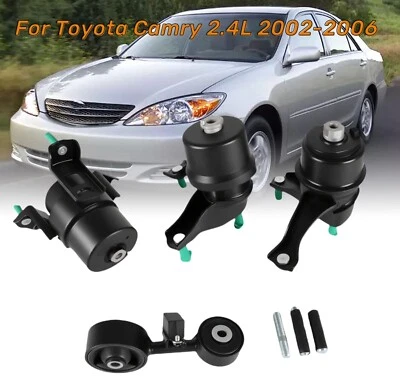 Set of 4 Engine Motor Mount For 2002 2003 2004 2005 2006 Toyota Camry 2.4L Auto - Image 1 of 4