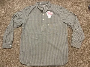 Levi’s Vintage Clothing Sunset One Pocket Pop-over Striped Shirt Mens Medium LVC - Picture 1 of 6
