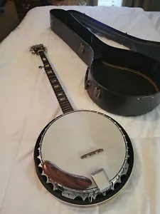 Hondo Banjo E75 5 cuerdas y estuche - Imagen 1 de 12