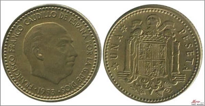España 1 peseta 1953 (60) EBC / XF 279 - Picture 1 of 1
