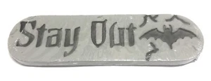 Funny Teen Room Warning Sign-STAY OUT-Hanging Foam Plaque Party Prop Decoration - Picture 1 of 4