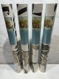 4 rollos de papel tapiz Linda Barker de Graham & Brown - 17241 pizarra/piedra floreciente - Imagen 1 de 6