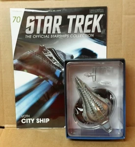 Star Trek Eaglemoss Voth City Ship Starship & magazine #70 - Picture 1 of 3
