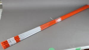 20 Driveway Markers Snow Stakes 48 Inch ORANGE Reflective markers 216-2601 - Picture 1 of 2